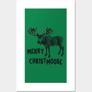 Merry Christmoose Posters and Art